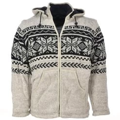 Pure Wool Vest WJK-1301 Ecru Maat 2XL