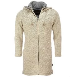 Pure Wool Vest WJK-1709 Ecru Maat 2XL