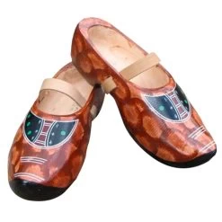 Scherjon Tripklompen Bruin Maat 37