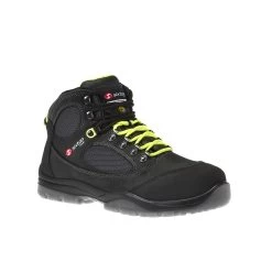 Sixton Peak Werkschoenen Sound S3 ESD Zwart/Lime Maat 36