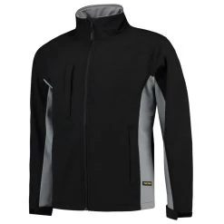Tricorp Softshell Jack Bi-Color Zwart/Grijs Maat L