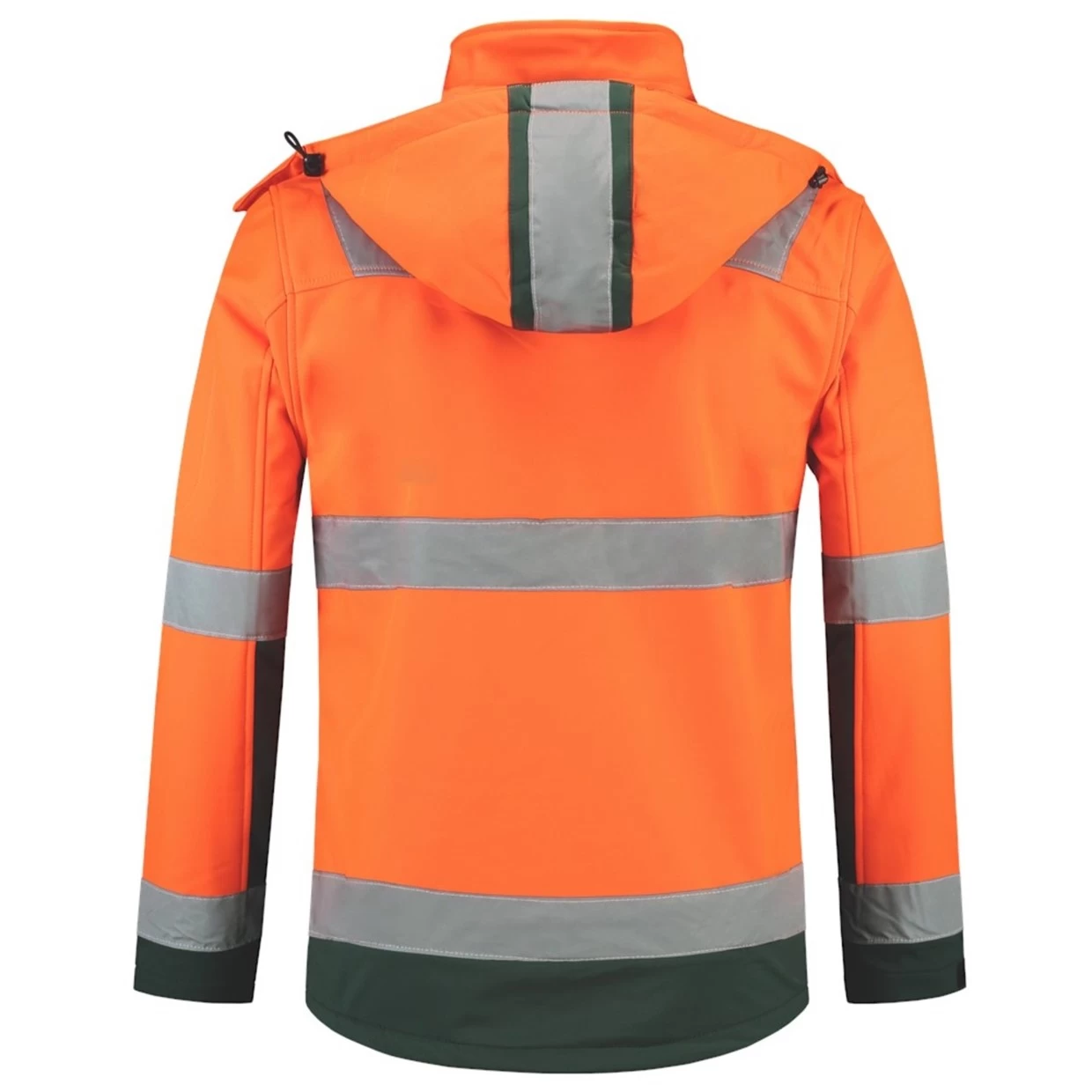 Tricorp Hi-Vis Softshell Jas 403007 Oranje Groen Maat XS 5 Tricorp Hi-Vis Softshell Jas 403007 Oranje Groen Maat XS - Afbeelding 3