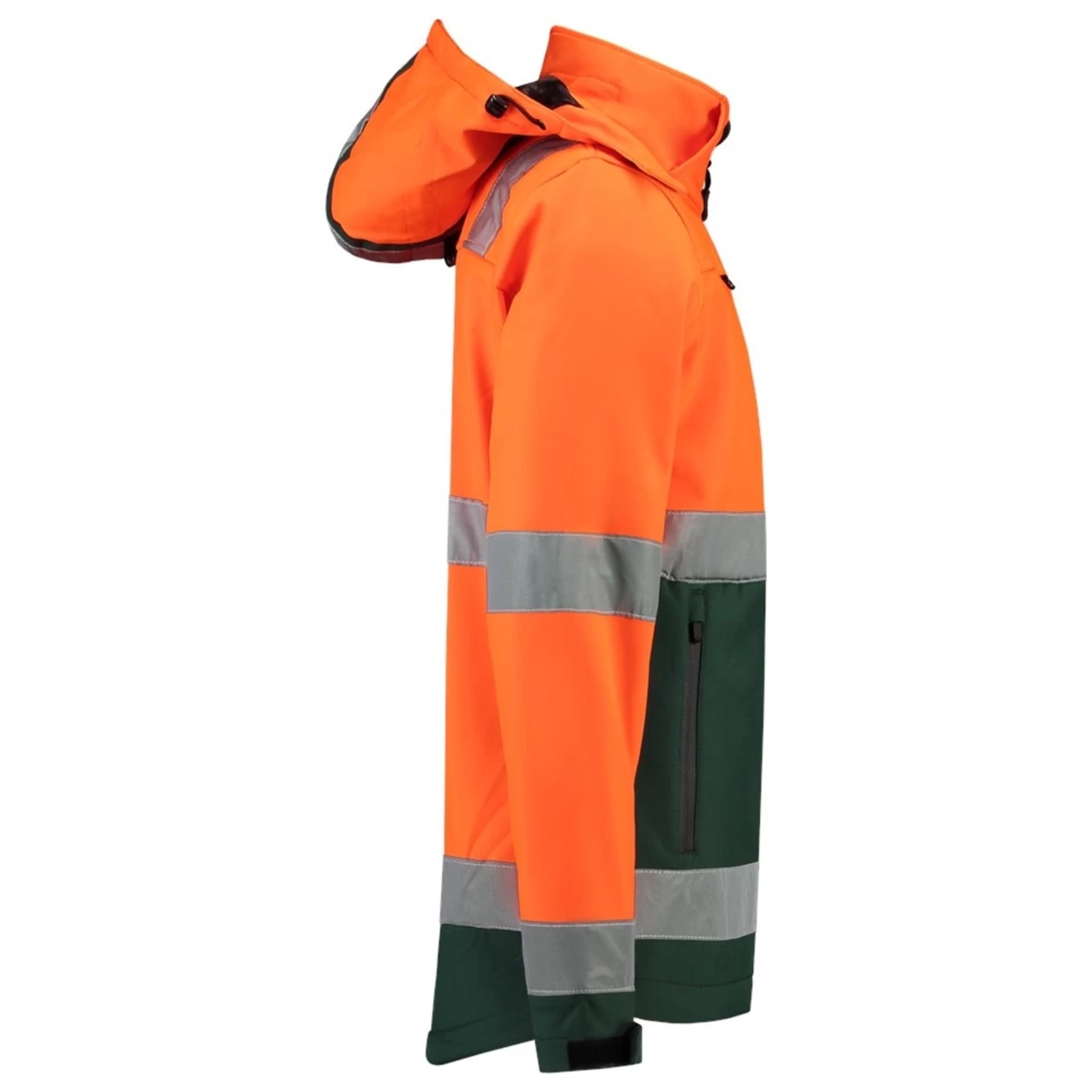 Tricorp Hi-Vis Softshell Jas 403007 Oranje Groen Maat XS 7 Tricorp Hi-Vis Softshell Jas 403007 Oranje Groen Maat XS - Afbeelding 5