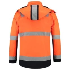 Tricorp Hi-Vis Softshell Jas 403007 Oranje Marine Maat XS -Winkel Voor Werkkleding softshell iso20471 bicolor xs fluor orange 7