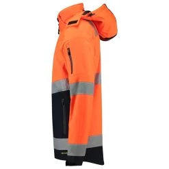 Tricorp Hi-Vis Softshell Jas 403007 Oranje Marine Maat XS -Winkel Voor Werkkleding softshell iso20471 bicolor xs fluor orange 8