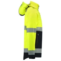 Tricorp Hi-Vis Softshell Jas 403007 Geel Marine Maat S -Winkel Voor Werkkleding softshell iso20471 bicolor xs fluor yellow 4