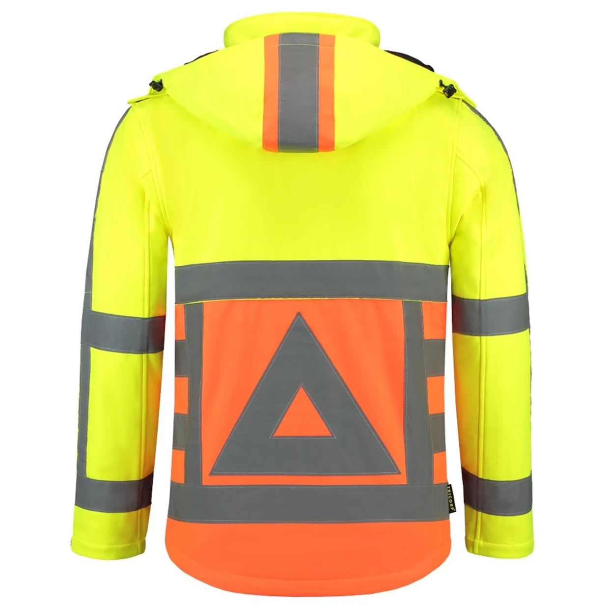 Tricorp Hi-Vis Softshell Jas 403002 Geel Oranje Maat S 5 Tricorp Hi-Vis Softshell Jas 403002 Geel Oranje Maat S - Afbeelding 3