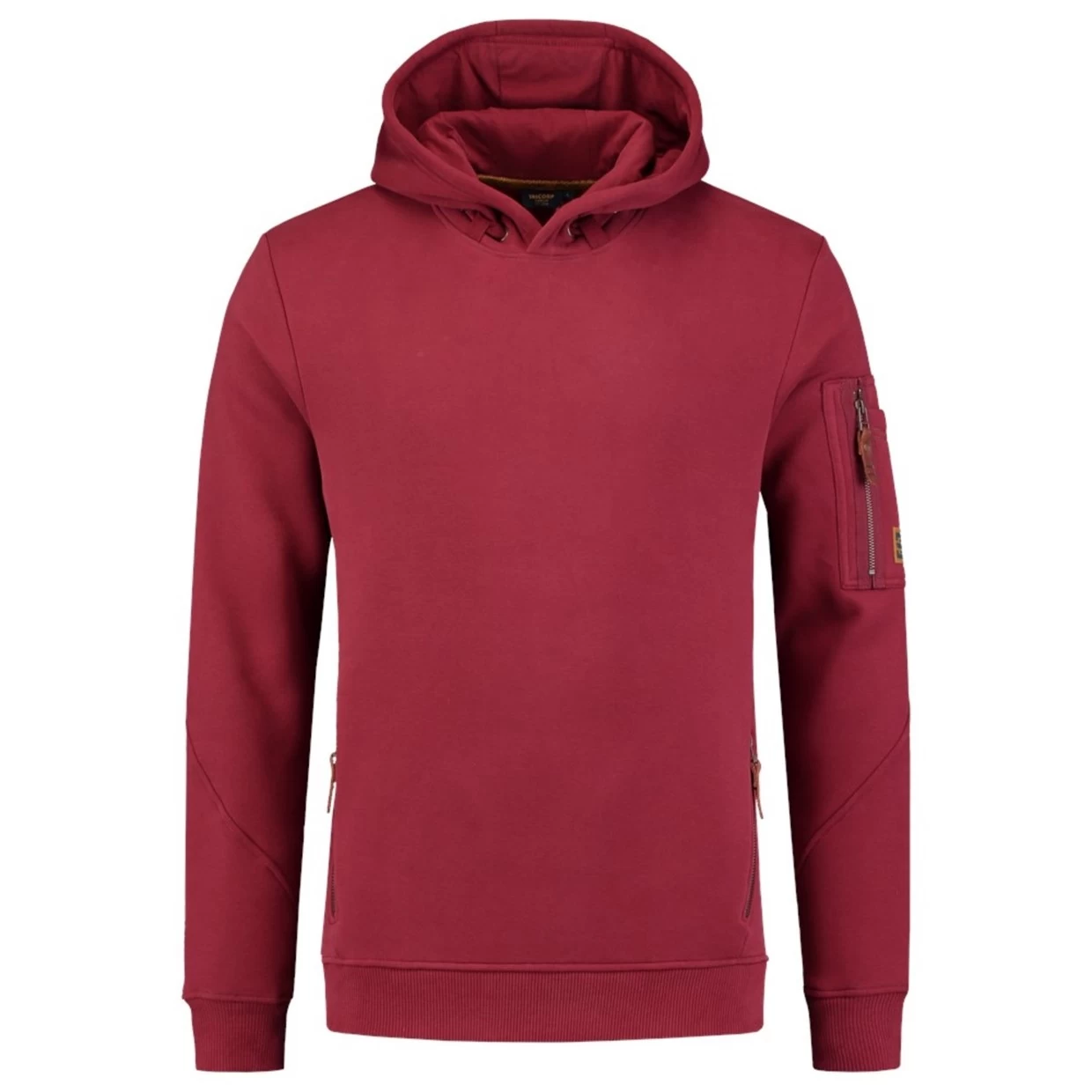 Tricorp Sweater Premium Capuchon Bordeaux Maat XS 4 Tricorp Sweater Premium Capuchon Bordeaux Maat XS - Afbeelding 2