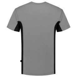 Tricorp T-Shirt Workwear 102002 190gr Grijs/Zwart Maat 2XL -Winkel Voor Werkkleding t shirt bicolor borstzak xs grey black 2