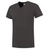 Tricorp T-Shirt Casual 101005 160gr Slim Fit V-Hals Donkergrijs Maat XL