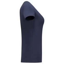 Tricorp Dames T-Shirt Casual 101008 190gr Slim Fit V-Hals Ink Maat 3XL -Winkel Voor Werkkleding t shirt v hals slim fit dames mt xs marine 4