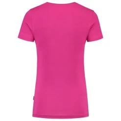 Tricorp Dames T-Shirt Casual 101008 190gr Slim Fit V-Hals Fuchsia Maat XL -Winkel Voor Werkkleding t shirt v hals slim fit dames xs fuchsia 2