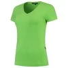 Tricorp Dames T-Shirt Casual 101008 190gr Slim Fit V-Hals Lime Maat 3XL -Winkel Voor Werkkleding t shirt v hals slim fit dames xs lime