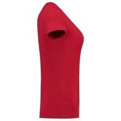 Tricorp Dames T-Shirt Casual 101008 190gr Slim Fit V-Hals Rood Maat 2XL -Winkel Voor Werkkleding t shirt v hals slim fit dames xs red 4