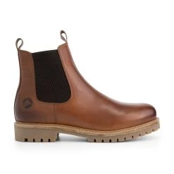 Travelin Rosseland Herenschoenen Cognac - Maat 40 -Winkel Voor Werkkleding travelin rosseland herenschoenen cognac 2